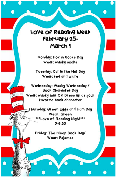 Love of Reading Week & Night - Toledo Elementary School