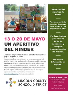 SPA Taste of Kinder Toledo Elementary FINAL 2019